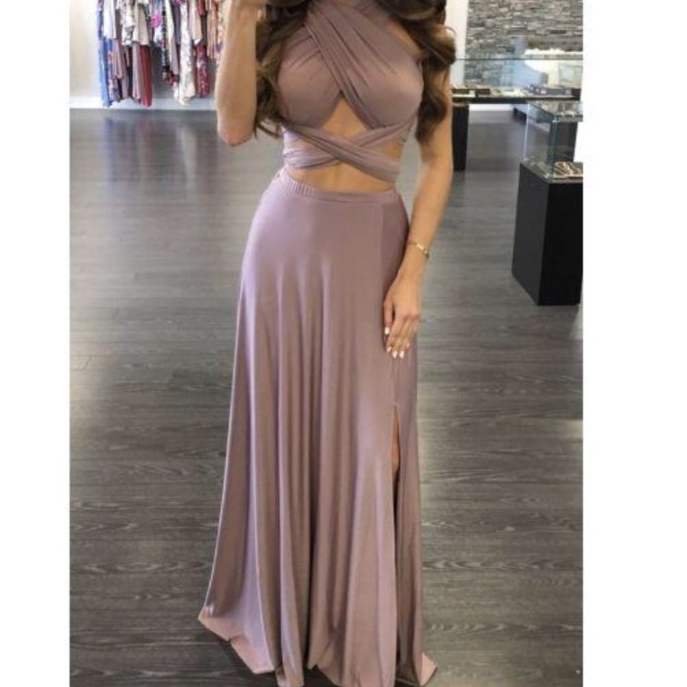 NWT Sexy maxi skirt two piece set